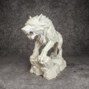 Lobo Decorativo – Escultura Salvaje y Elegante