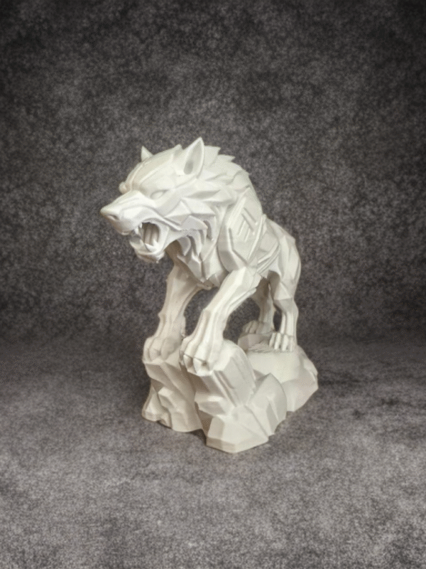Lobo Decorativo – Escultura Salvaje y Elegante